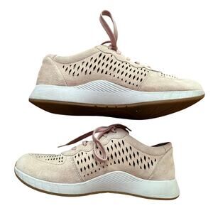 Dansko Womens Charlie Sneakers Beige 4250200300 Leather Cut Out Size 41/ 9.5